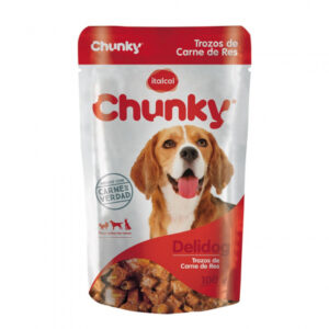 CHUNKY DELIDOG TROZOS DE CARNE DE RES X 100 GR