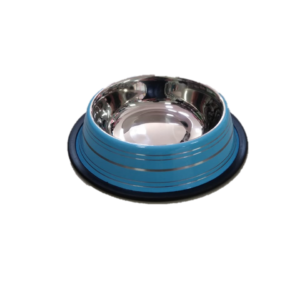 COMEDERO METALICO ACERO INOXIDABLE AZUL AEDBNTCRS-03