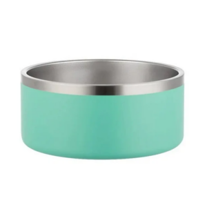 COMEDERO GRANDE TAZÓN ACERO INOXIDABLE CELESTE