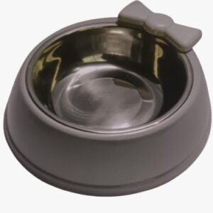 COMEDERO IMPORTADO DELUXE LAZO GRANDE GRIS