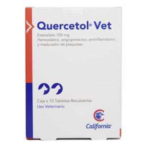 QUERCETOL-VET X 10 TABLETAS 100MG