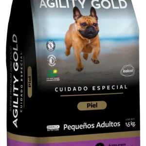 AGILITY GOLD PEQUEÑOS ADULTOS PIEL X 1.5 KG