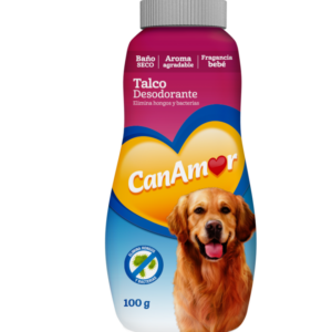 TALCO DESODORANTE CANAMOR PERROS X 100