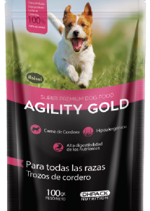 AGILITY GOLD CAN TROZOS DE CORDERO X 100 GR