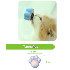 BOLSA DE CATNIP DISEÑO HUELLA PJ150 AZUL