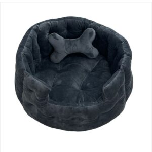 CAMA GRIS REDONDA TALLA M (AGOTADO)