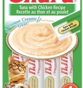CHURU FEL TUNA WITH CHIKEN RECIPE X4 56GR 602
