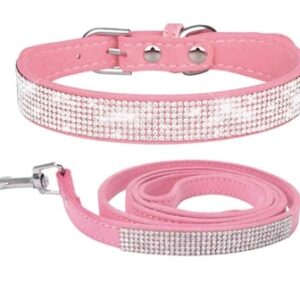 COLLAR Y TRAÍLLA FASHIO NABLE PA67-C FUCSIA/ROSADO M