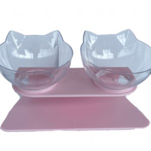 COMEDERO CARA DE GATO- PLATOS NO SE AJUSTAN A LA BASE PC13A ROSADO (AGOTADO)