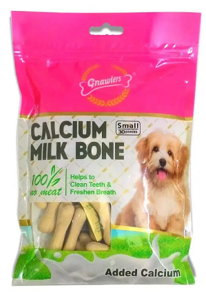 SNACK CALCIUM MILK BONE 30 UND 2" CACHORROS
