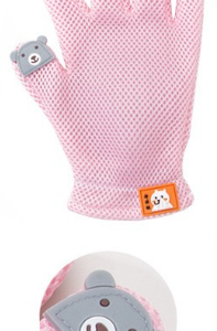 Guantes para peinar con diseños de animales  PP66 Color Rosado