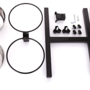 Comedero elevado ajustable en acero inoxidable - 25 CM (AGOTADO)