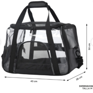 TULA MASCOTA MARLEY 2.0 TOTTO PDCCTU1001-232 B99 M TRANSPARENTE