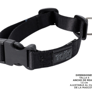 COLLAR AJUSTABLE MYLU S TOTTO PDCLAJ1002-212 N01 NEGRO/BLACK