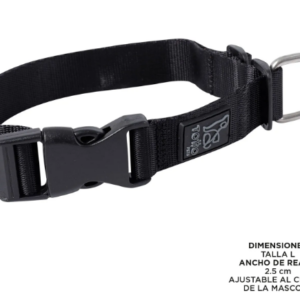 COLLAR AJUSTABLE MYLU L TOTTO PDCLAJ1004-212 N01 NEGRO/BLACK