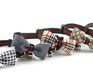 Collar con moño diseño de marca M - Variedad de Diseños