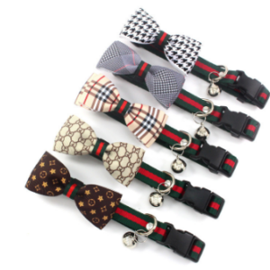 Collar con moño diseño de marca S - Variedad de Diseños