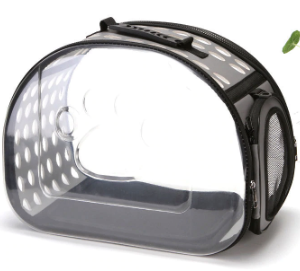 BOLSO PLEGABLE TRANSPARENTE GRIS PB11A (AGOTADO)