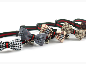 Collar con moño diseño de marca XS - Variedad de Diseños