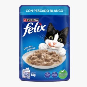 FELIX POUCHES PESCADO BLANCO EN SALSA X85 GR