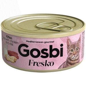 GOSBI FRESKO FEL KITTEN TUNA WITH CHICKEN AND MILK X 70 GR
