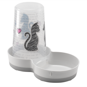 DISPENSADOR BLANCO H165 TASTY 1.5L CATS IN LOVE (AGOTADO)