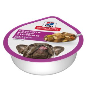 HILLS CAN ADULT SMALL PAWS TRAY STEW WITH BEEF X 99GR