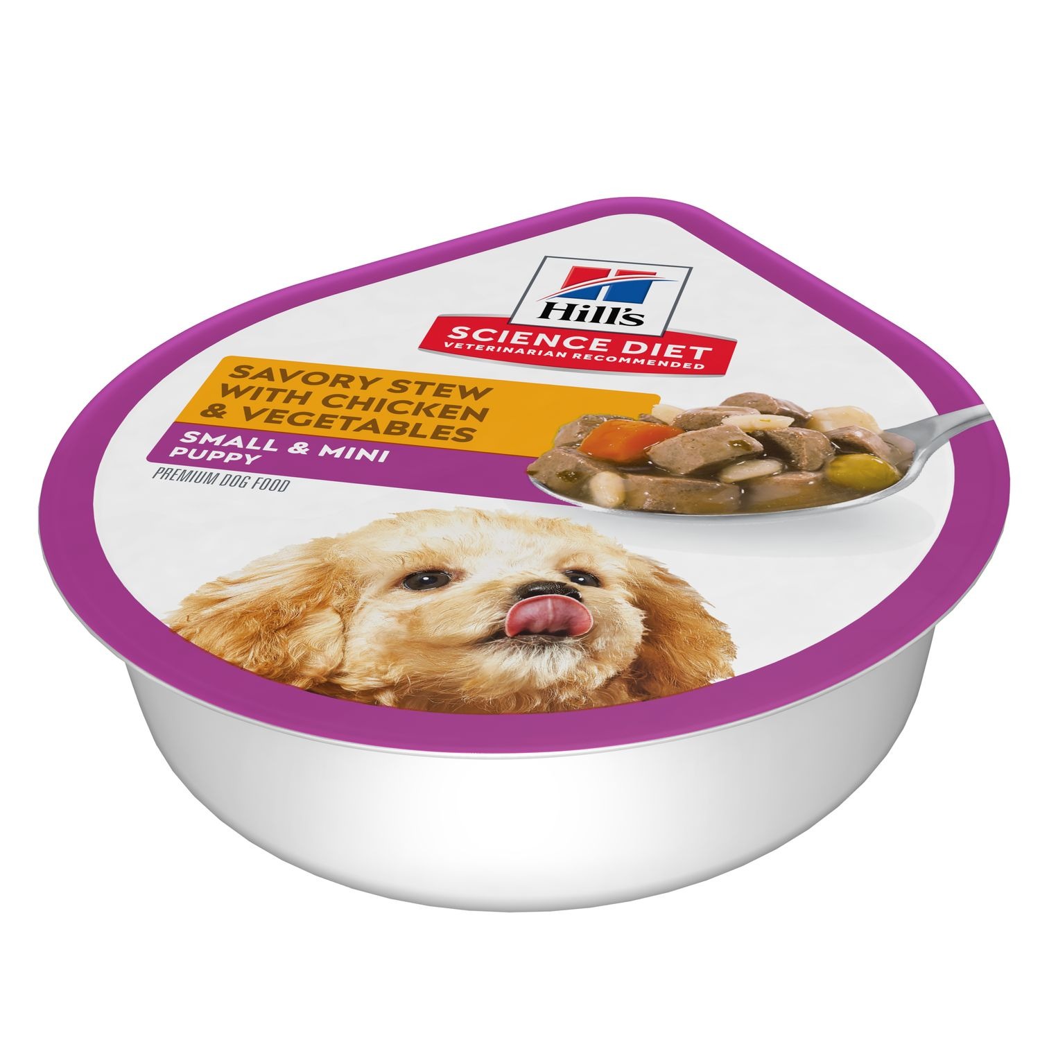 HILLS CAN PUPPY SMALL PAWS TRAY STEW WITH CHICKEN X 99GR