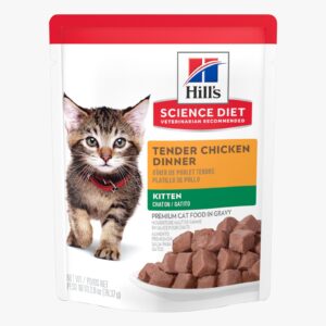 HILLS FEL KITTEN TENDER CHICKEN POUCHE X 79GR