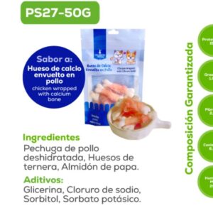HUESO DE CALCIO ENVUELTO EN POLLO PS27