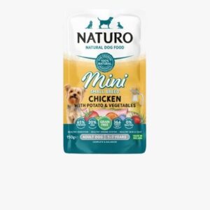 NATURO  CAN ADULT MINI CHICKEN X 150 GR/
