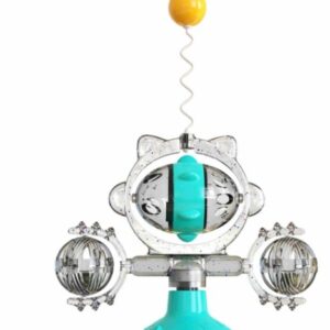 JUGUETE ROTARIO ROBOCAT CON CHUPA AGUAMARINA (AGOTADO)