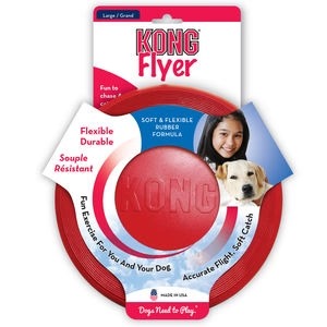 KONG PERRO CAUCHO CLASSIC FRISBEE LARGE KF3 K0