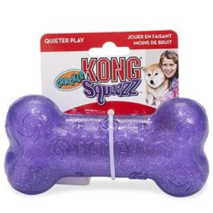 KONG PERRO CRACKLE HUESO MEDIUM PCN2 KO MORADO