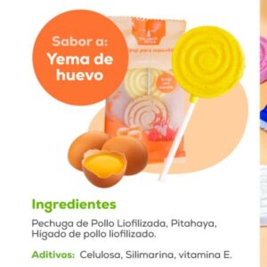 LOLLIPOP DE YEMA DE HUEVO  (AGOTADO)