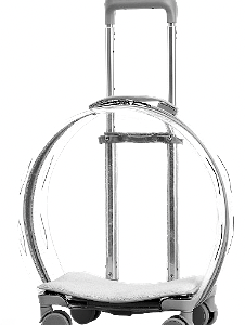 MALETA DE RUEDAS TRANSPARENTE PB82B NEGRO (AGOTADO)