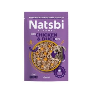 NATSBI CAN STEAMED CHICKEN & DUCK X 200 GR (AGOTADO)