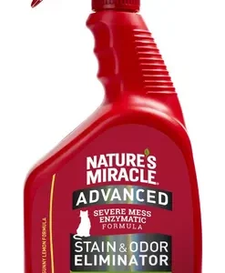NATURE'S MIRACLE GATO ELIMINADOR MANCHAS Y OLOR 32 OZ