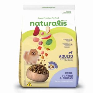 naturalis can adulto raza pequeña peru , frango & frutas  x2,5 kg