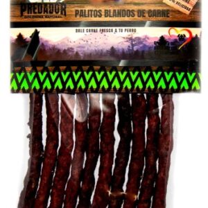 PALITOS BLANDOS DE CARNE PREDADOR X 10 UND