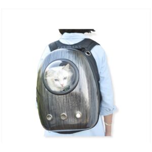 Capsula Morral Con Diseño Negro-Gris (AGOTADO)