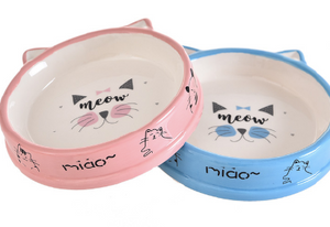 COMEDERO CERAMICA HONDO CELESTE PC08 (AGOTADO)