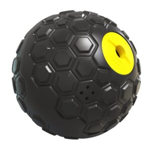 PELOTA MACIZA CON FUGA DE COMIDA AZUL