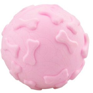 PELOTA HUELLITAS PASTEL ROSADA