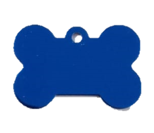 PLACA HUESO GRANDE AZUL