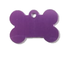 PLACA HUESO GRANDE MORADA