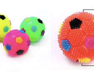 PELOTA FUTBOL CON LUZ Y SONIDO VARIEDAD DE COLORES