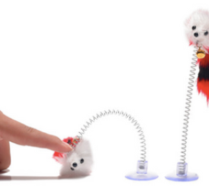 JUGUETE PARA GATO RATONCITOS VAIVEN VARIEDAD DE COLORES (AGOTADO)