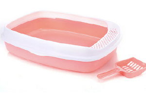 ARENERO BANDEJA SENCILLA ROSA BLANCO CON PALA (AGOTADO)