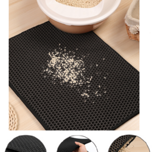 TAPETE CAPA DOBLE NEGRO L